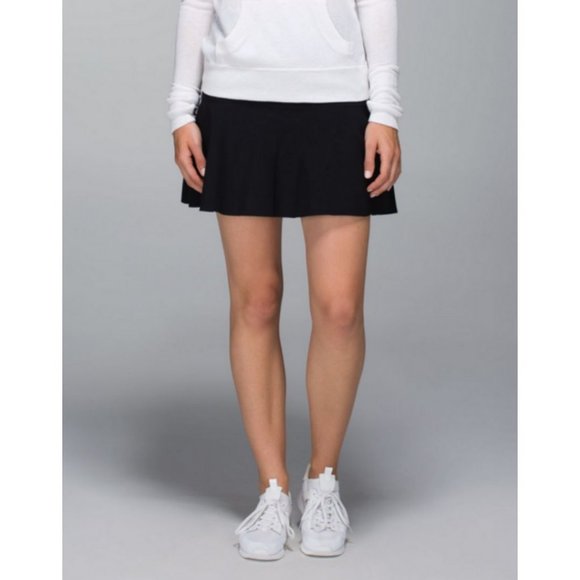 Lululemon Get It On Skirt Black Inkwell Size 4 Rare - Picture 1 of 7